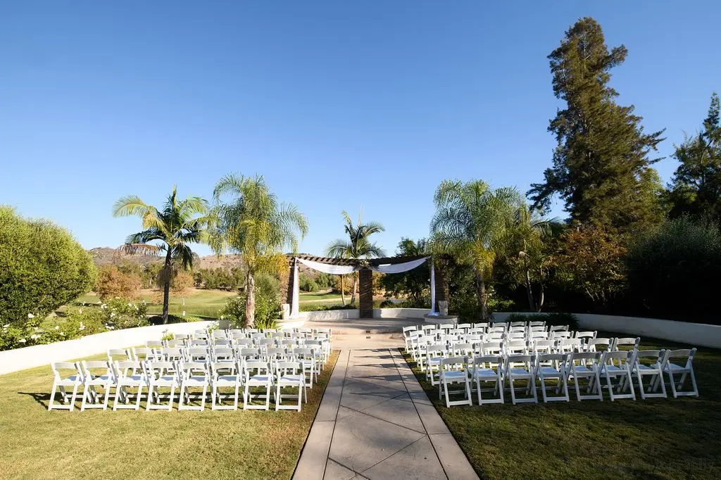 Elegant Fallbrook wedding moment with couple in scenic outdoor setting and soft light
