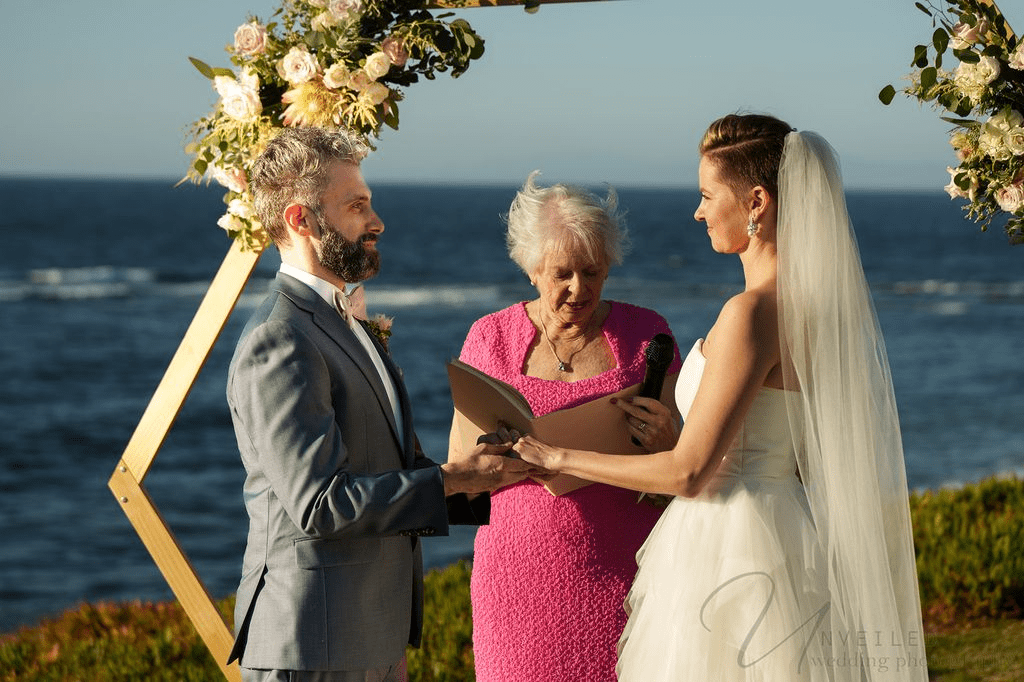 Second wedding Photographer captures a coastal ceremony with true-to-life color.